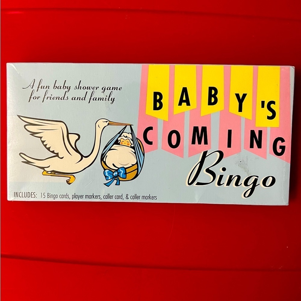 Nwt vintage Baby Shower Bingo game by Forum Novelties